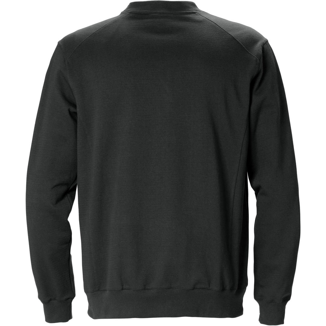 Fristads ESD Sweatshirt - 7083 XSM Black Back1#colour_black