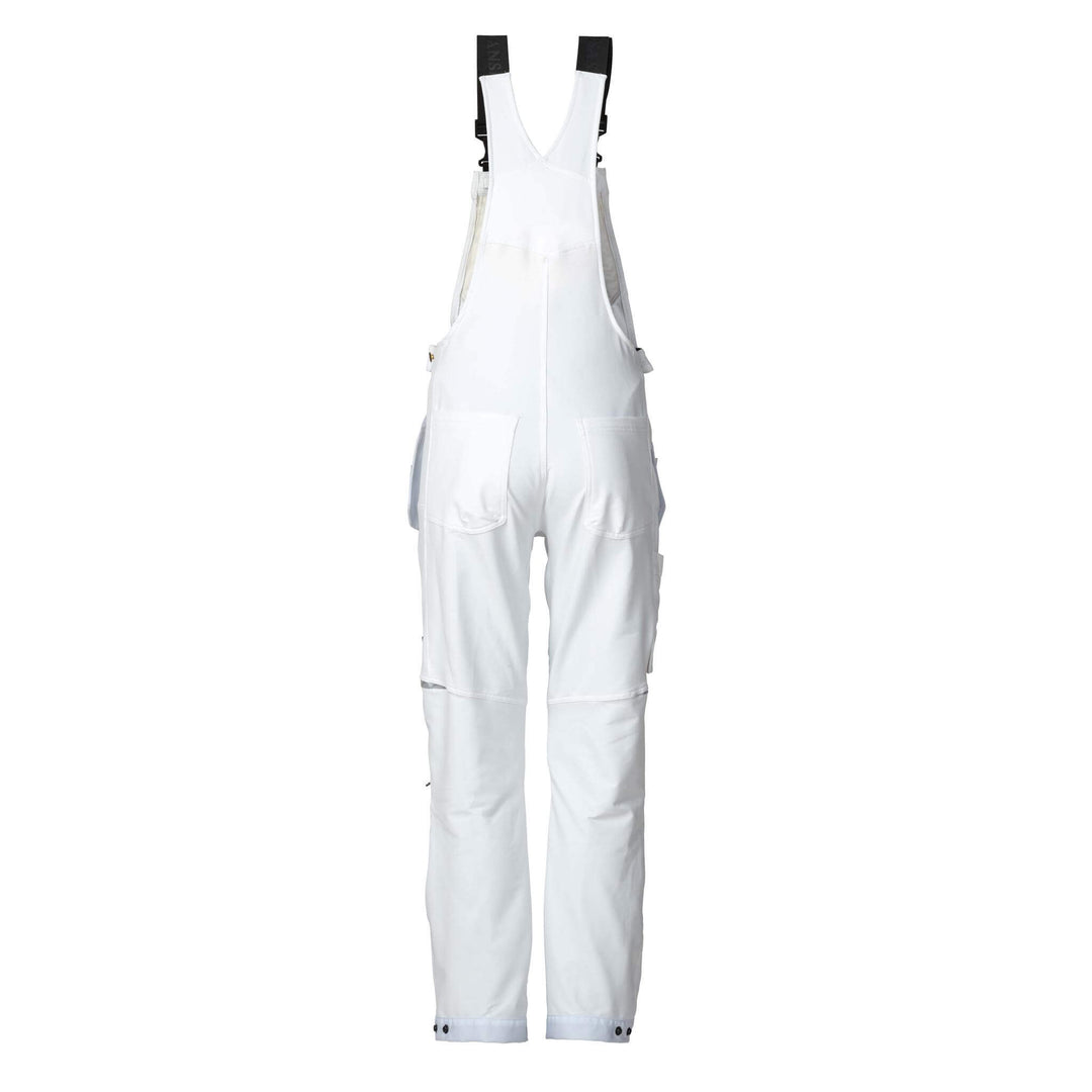 Fristads Evolve Craftsmen Stretch Bib and Brace White Back1#colour_white
