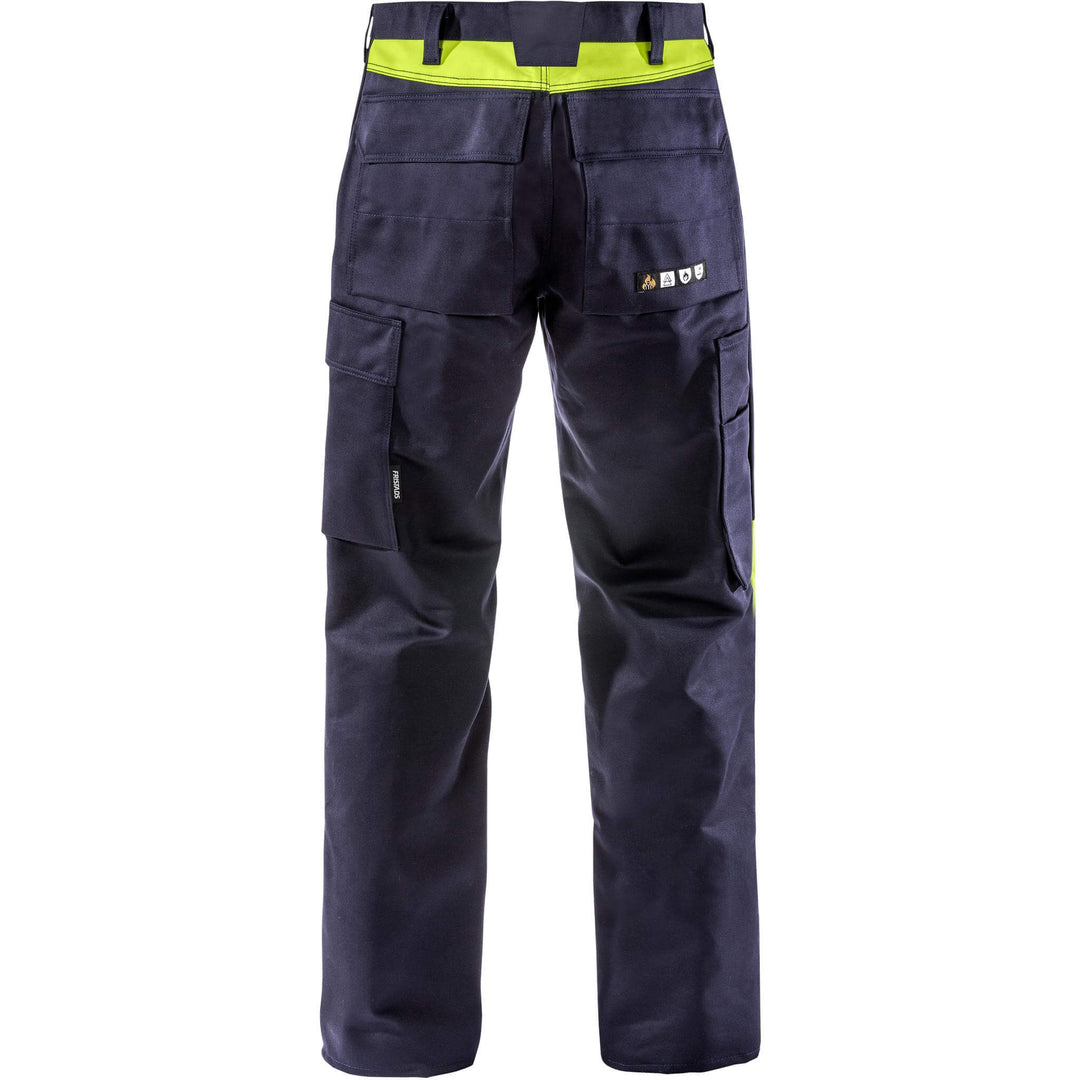 Fristads Flame Retardant Arc Flash Welding Trousers - 2031 FLAM Navy Back1#colour_navy