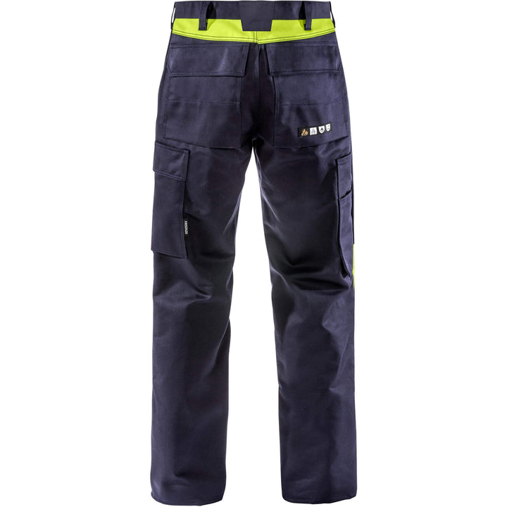 Fristads Flame Retardant Arc Flash Welding Trousers - 2031 FLAM Navy Back1#colour_navy