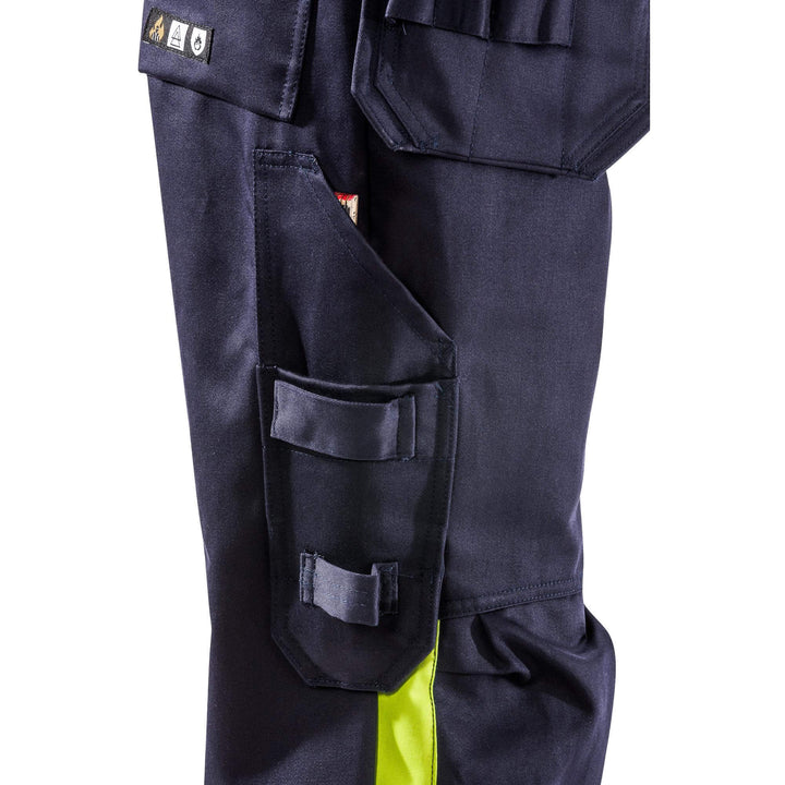 Fristads Flame Retardant Arc and Multi-Protective Craftsman Holster Pockeet Trousers - 2030 FLAM Navy Detail1#colour_navy