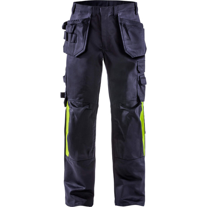 Fristads Flame Retardant Arc and Multi-Protective Craftsman Holster Pockeet Trousers - 2030 FLAM Navy Front1#colour_navy