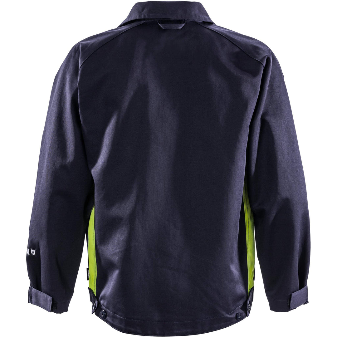 Fristads Flame Retardant Arc and Multi-Protective Jacket - 4030 FLAM Navy Back1#colour_navy