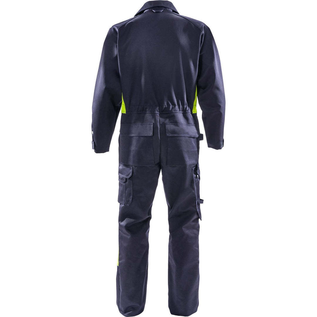 Fristads Flame Retardant Arc and Multi-Protective Welding Coverall - 8030 FLAM Navy Back1#colour_navy