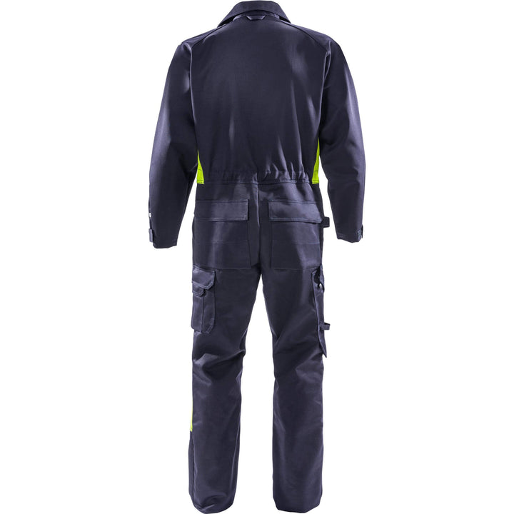 Fristads Flame Retardant Arc and Multi-Protective Welding Coverall - 8030 FLAM Navy Back1#colour_navy