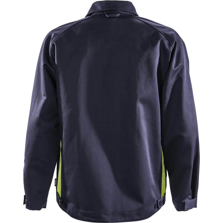 Fristads Flame Retardant Arc and Multi-Protective Welding Jacket - 4031 FLAM Navy Back1#colour_navy