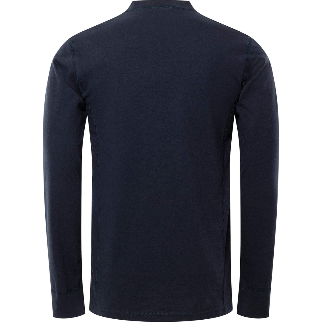 Fristads Flamestat Arc and Multi-Protective Flame Retardant Base Layer Top - 7026 MOFN Dark Navy Back1#colour_dark-navy