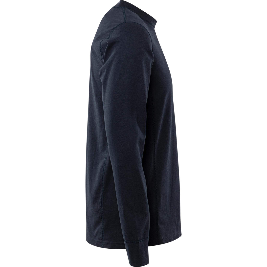 Fristads Flamestat Arc and Multi-Protective Flame Retardant Base Layer Top - 7026 MOFN Dark Navy Back3#colour_dark-navy