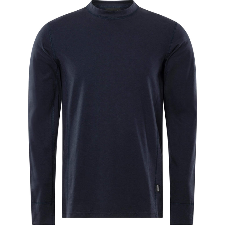Fristads Flamestat Arc and Multi-Protective Flame Retardant Base Layer Top - 7026 MOFN Dark Navy Front1#colour_dark-navy