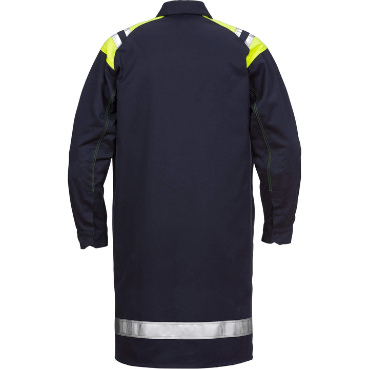 Fristads Flamestat Arc and Multi-Protective Flame Retardant Coat - 3074 ATHS Navy Back1#colour_navy