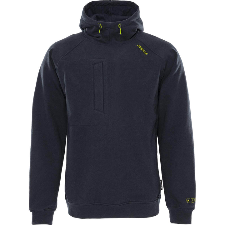 Fristads Flamestat Arc and Multi-Protective Flame Retardant Stretch Hoodie - 7181 MFRN Dark Navy Front1#colour_dark-navy
