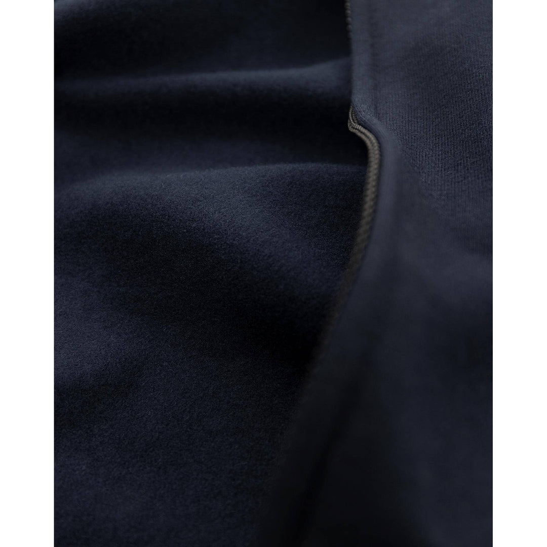 Fristads Flamestat Arc and Multi-Protective Flame Retardant Stretch Sweatshirt Jacket - 7044 MFRN Dark Navy Detail1#colour_dark-navy