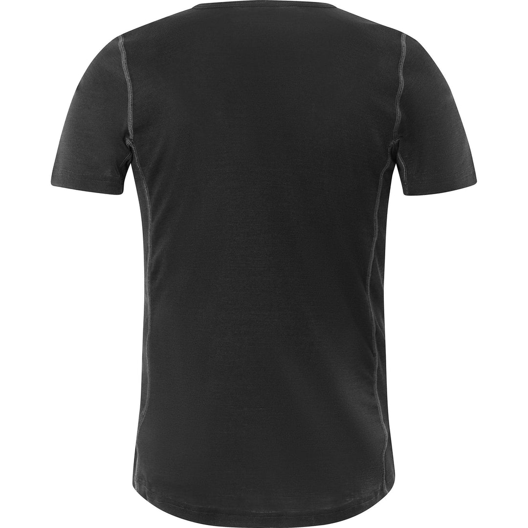 Fristads Flamestat Devold Flame Retardant Arc and Multi-Protective Base Layer T-Shirt - 7431 UD Black Back1#colour_black