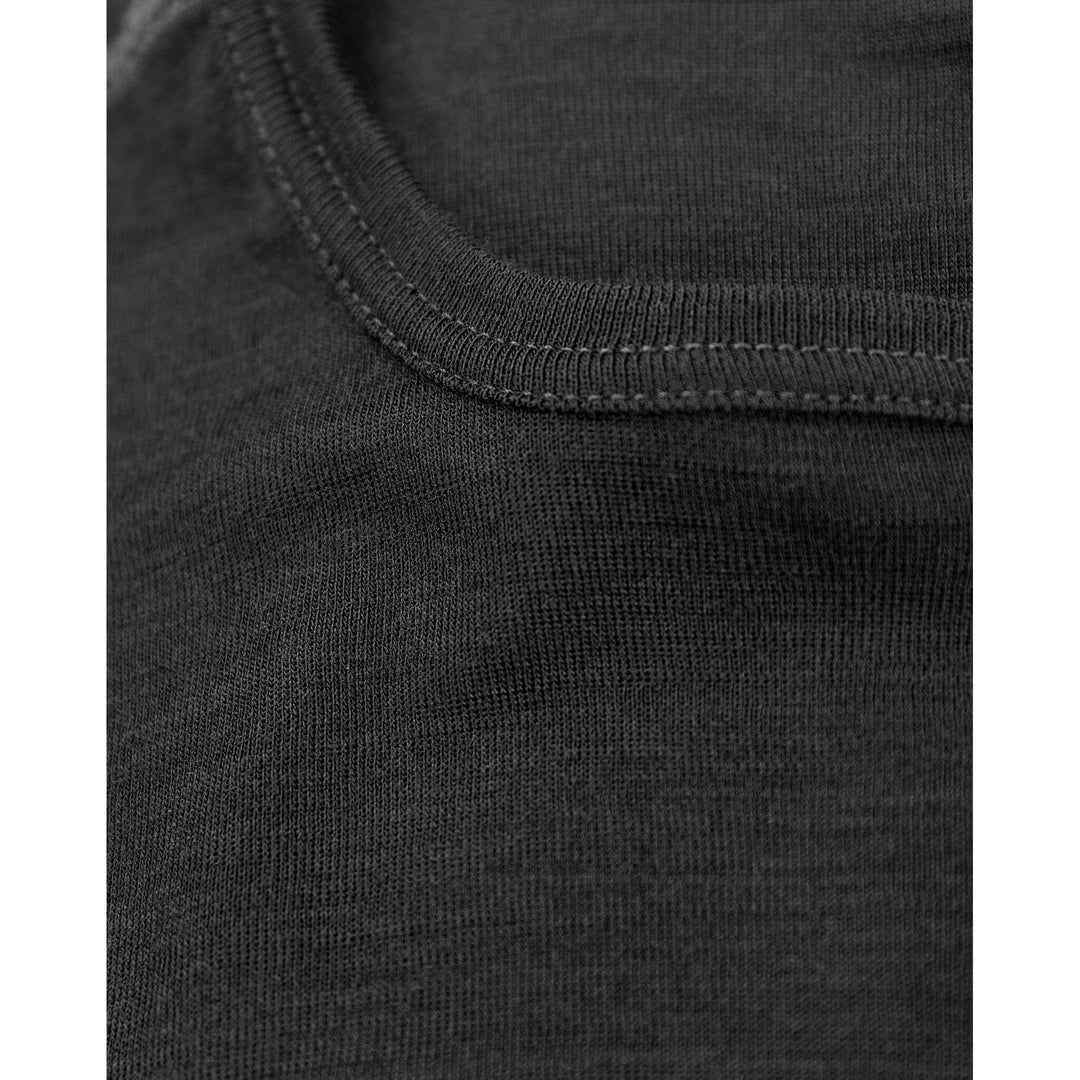 Fristads Flamestat Devold Flame Retardant Arc and Multi-Protective Base Layer T-Shirt - 7431 UD Black Detail1#colour_black