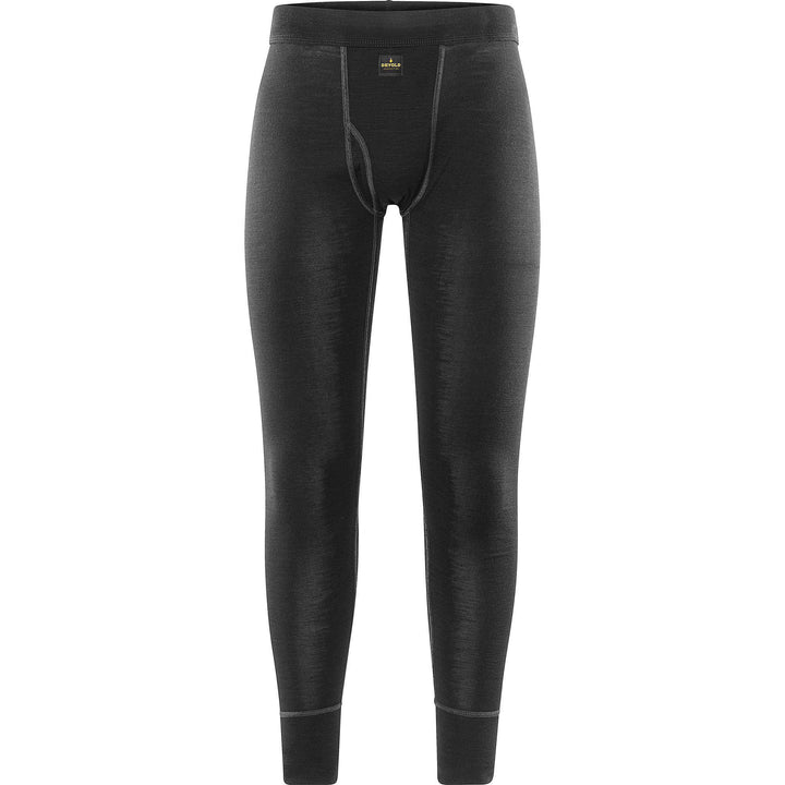 Fristads Flamestat Devold Flame Retardant Arc and Multi-Protective Long Johns - 7437 UD Black Front1#colour_black