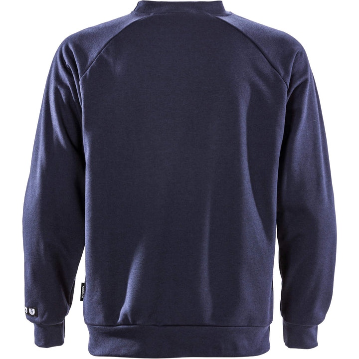 Fristads Flamestat FR Arc and Multi-protective Sweatshirt - 984 SFLA Navy Back1#colour_navy
