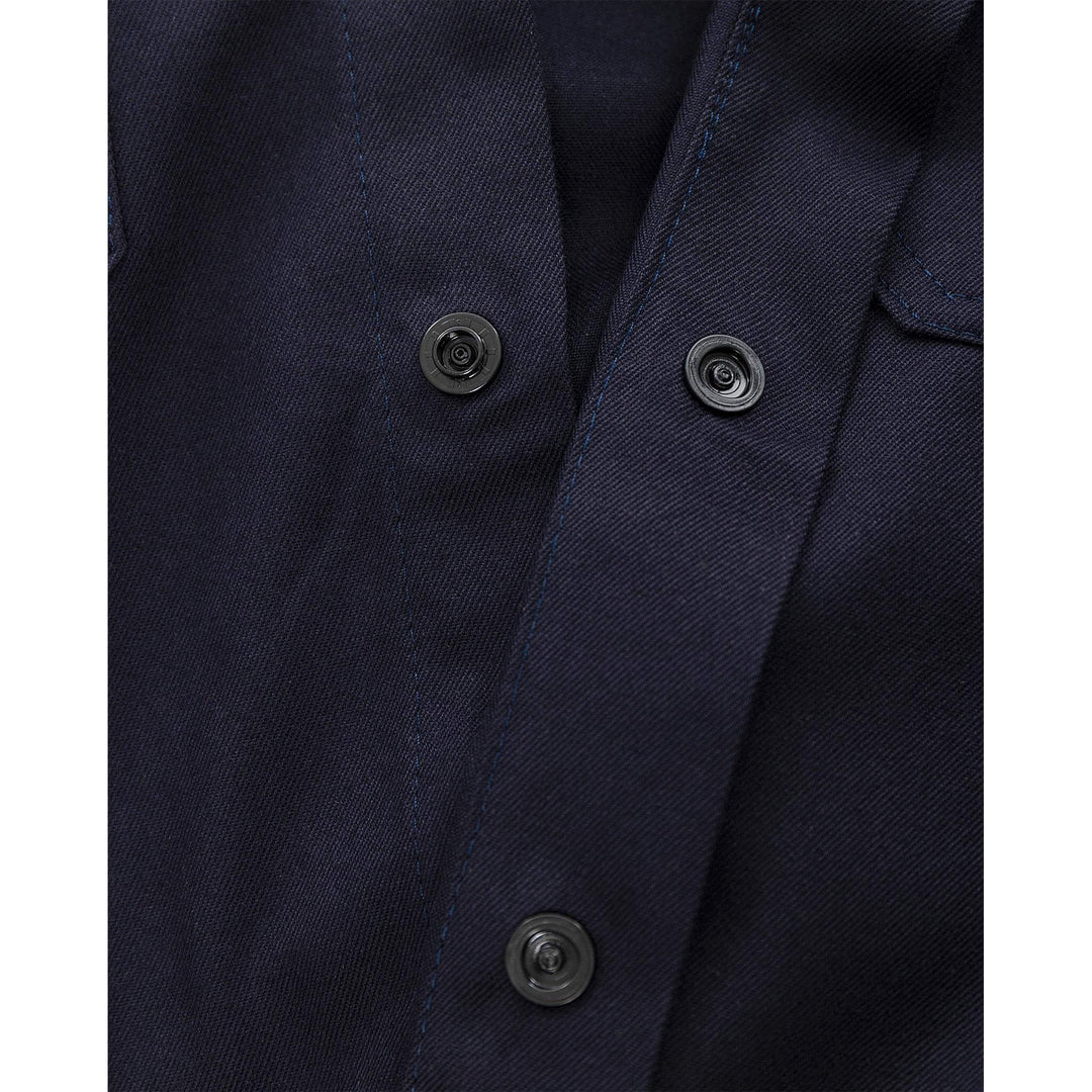 Fristads Flamestat Flame Retardant Arc and Multi-Protective Shirt - 7074 ATS Navy Detail1#colour_navy