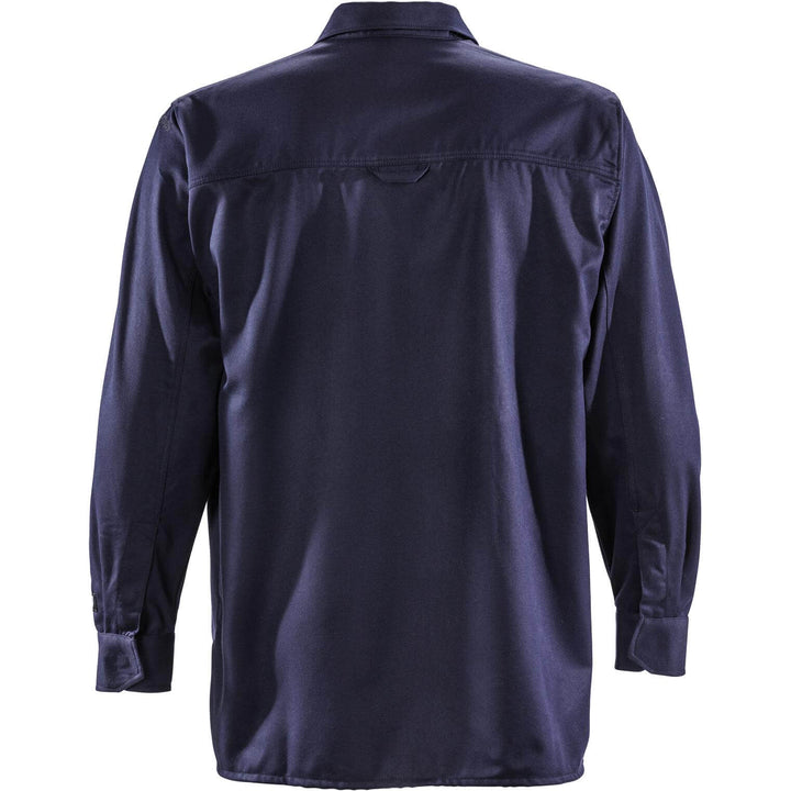 Fristads Flamestat Flame Retardant Arc and Multi-Protective Shirt - 7200 ATS Navy Back1#colour_navy