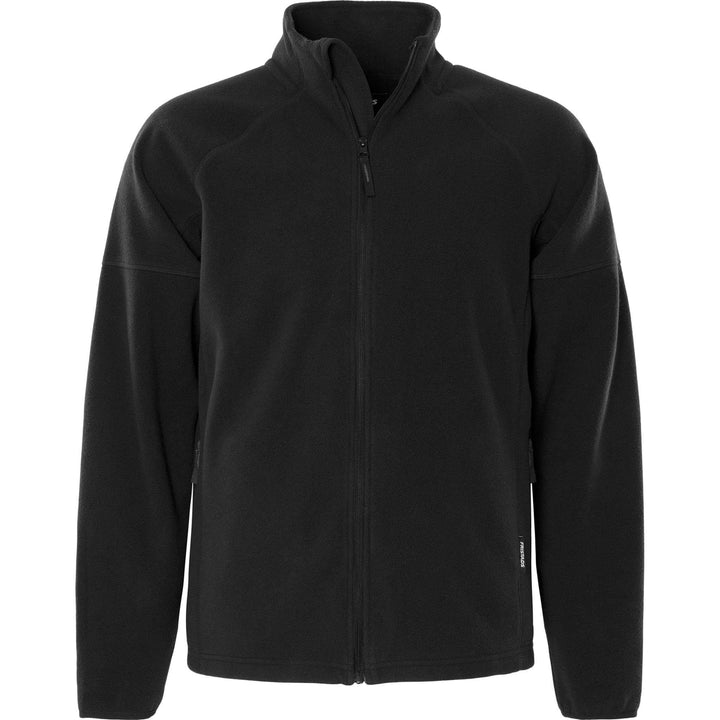 Fristads Fleece Jacket - 1499 FLE Black Front1#colour_black