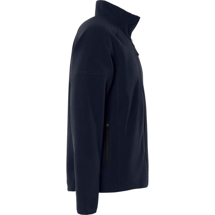 Fristads Fleece Jacket - 1499 FLE Dark Navy Back3#colour_dark-navy