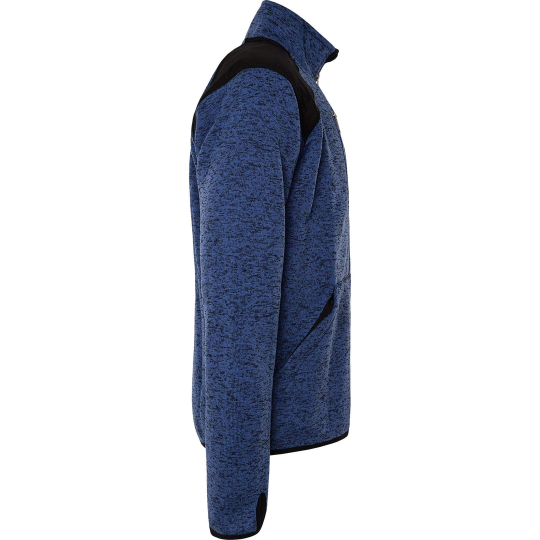Fristads Fleece Jacket - 7451 PRKN Blue/Black Back3#colour_blue-black