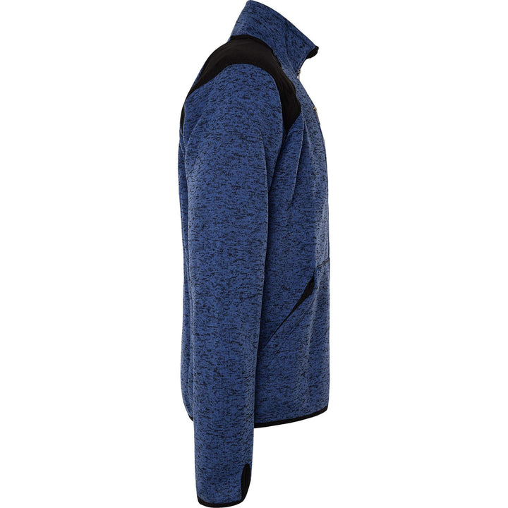 Fristads Fleece Jacket - 7451 PRKN Blue/Black Back3#colour_blue-black