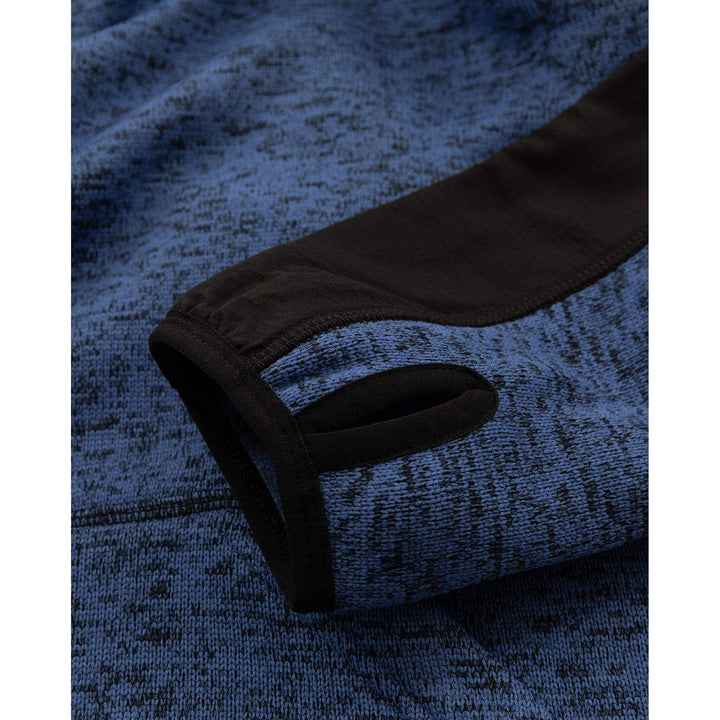 Fristads Fleece Jacket - 7451 PRKN Blue/Black Detail2#colour_blue-black