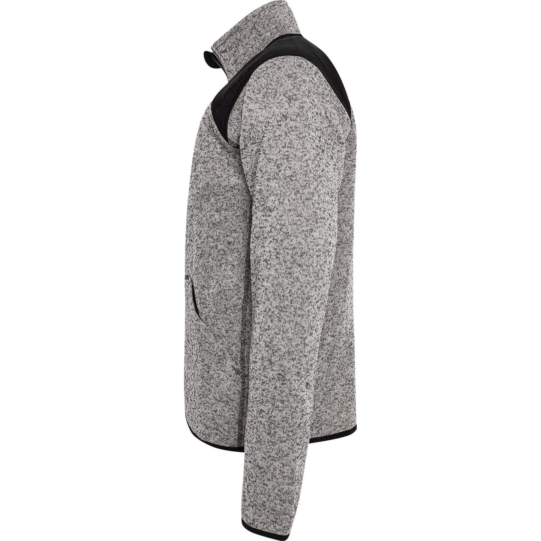 Fristads Fleece Jacket - 7451 PRKN Grey/Black Back2#colour_grey-black