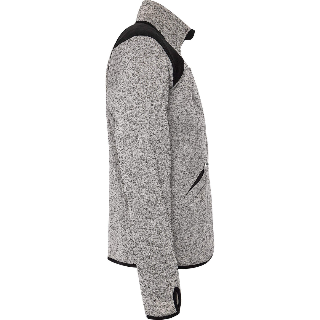 Fristads Fleece Jacket - 7451 PRKN Grey/Black Back3#colour_grey-black