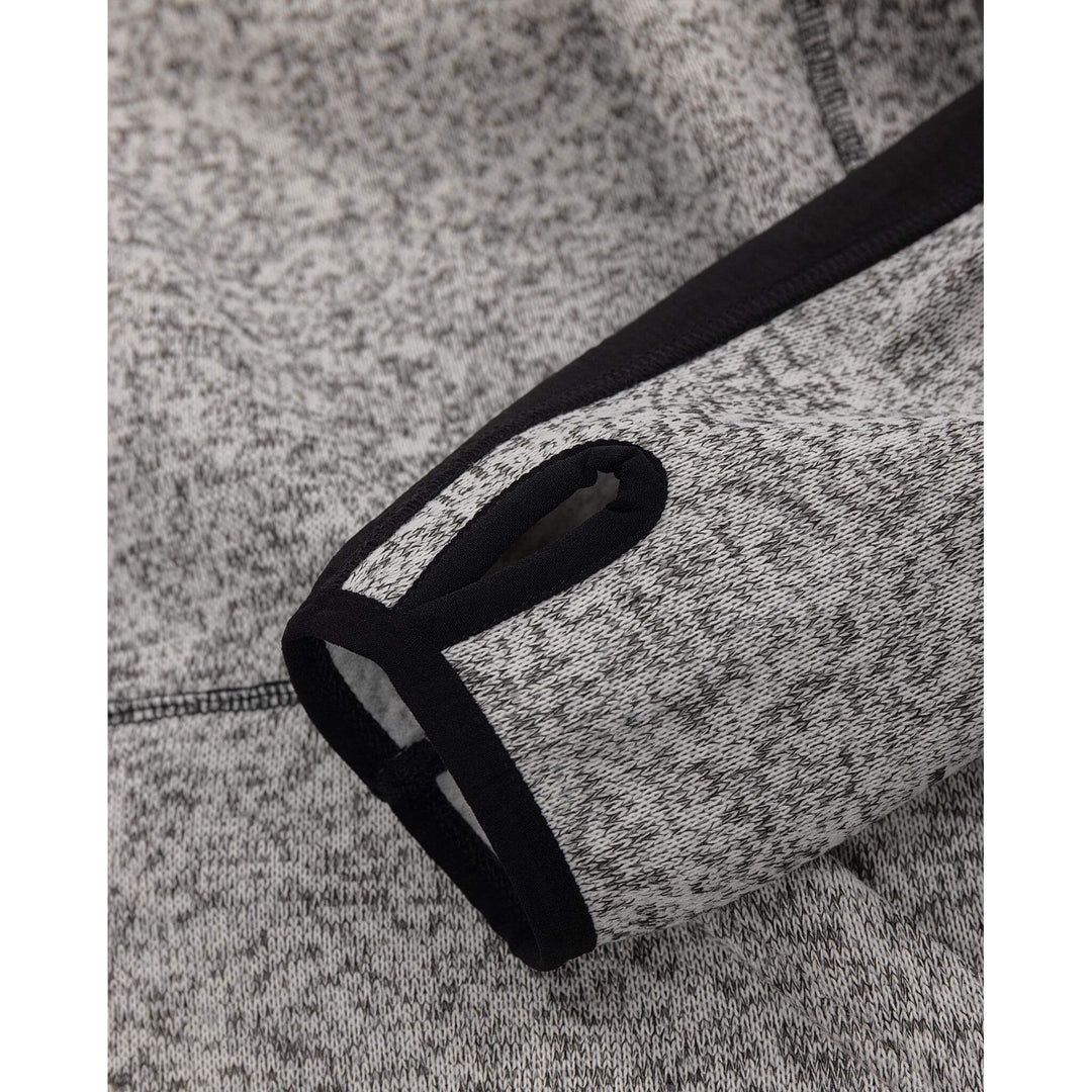 Fristads Fleece Jacket - 7451 PRKN Grey/Black Detail1#colour_grey-black