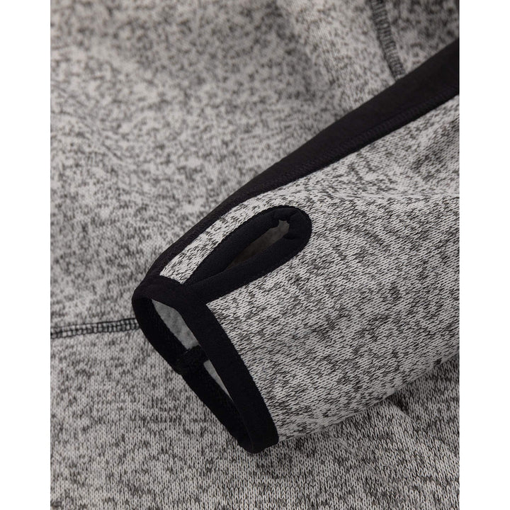 Fristads Fleece Jacket - 7451 PRKN Grey/Black Detail1#colour_grey-black