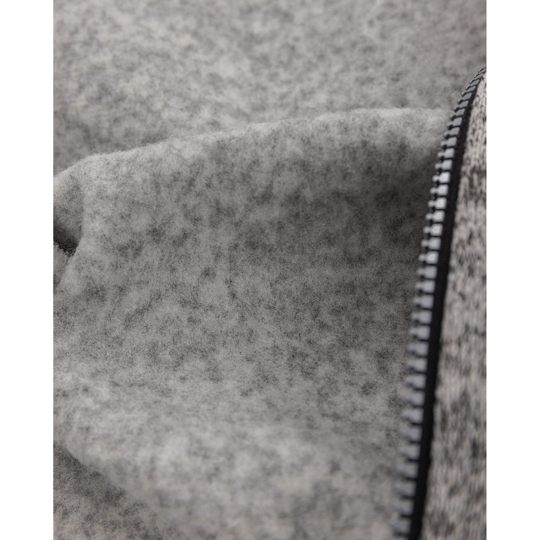 Fristads Fleece Jacket - 7451 PRKN Grey/Black Detail2#colour_grey-black