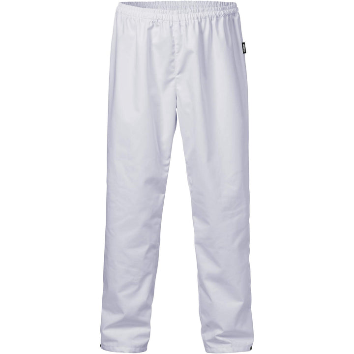 Fristads Food Elasticated Waist Lightweight Trousers - 2082 P154 White Front1#colour_white