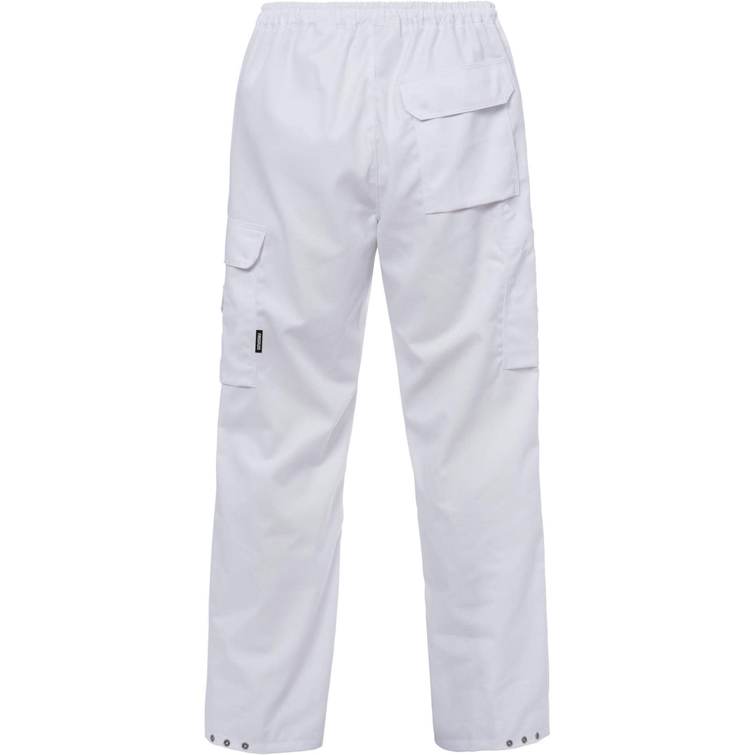 Fristads Food Elasticated Waist Lightweight Trousers - 260 P154 White Back1#colour_white