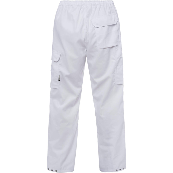 Fristads Food Elasticated Waist Lightweight Trousers - 260 P154 White Back1#colour_white