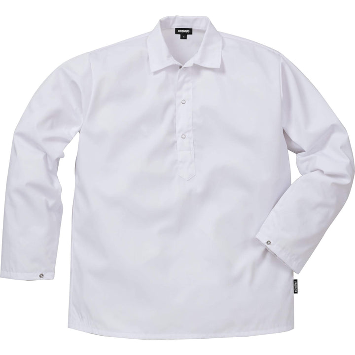 Fristads Food Long Sleeve Shirt - 7000 P159 White Front1#colour_white