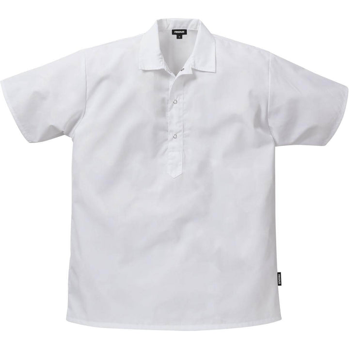 Fristads Food Shirt - 7001 P159 White Front1#colour_white