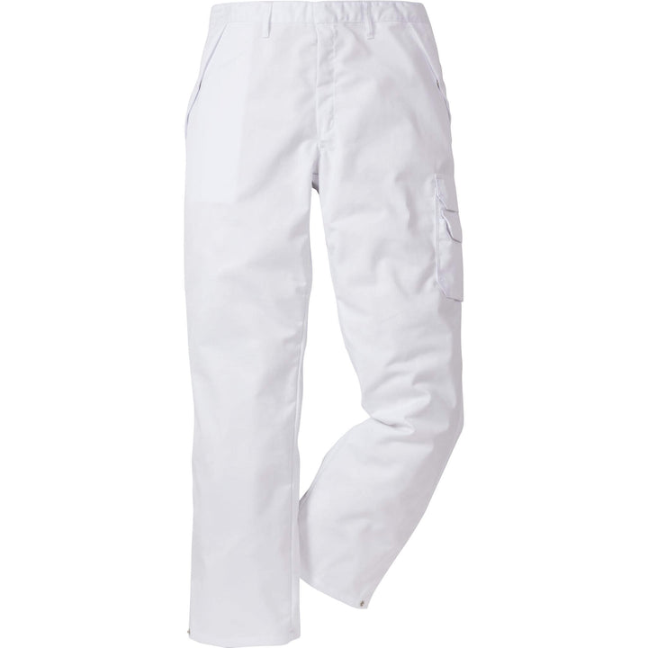 Fristads Food Trousers - 2079 P154 White Front1#colour_white