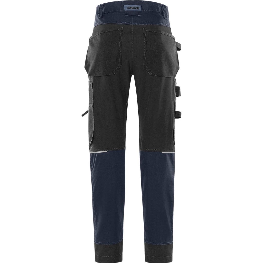 Fristads Green 4-Way-Stretch Panel Trousers - 2905 GWM Dark Navy Back1#colour_dark-navy