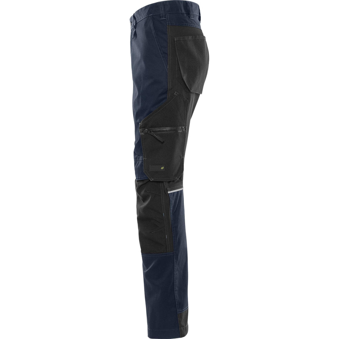 Fristads Green 4-Way-Stretch Panel Trousers - 2905 GWM Dark Navy Back2#colour_dark-navy