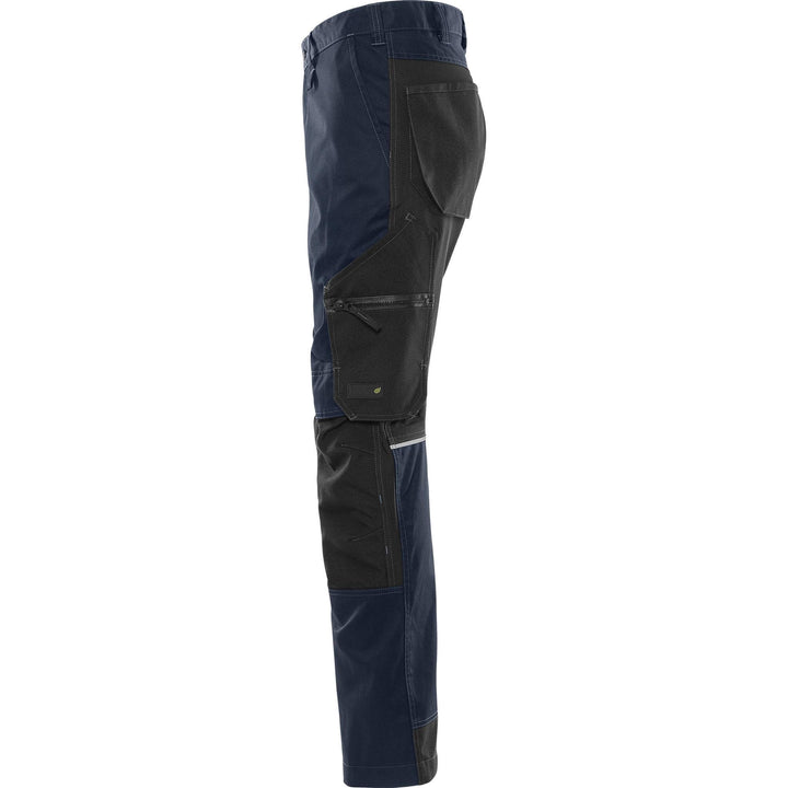 Fristads Green 4-Way-Stretch Panel Trousers - 2905 GWM Dark Navy Back2#colour_dark-navy
