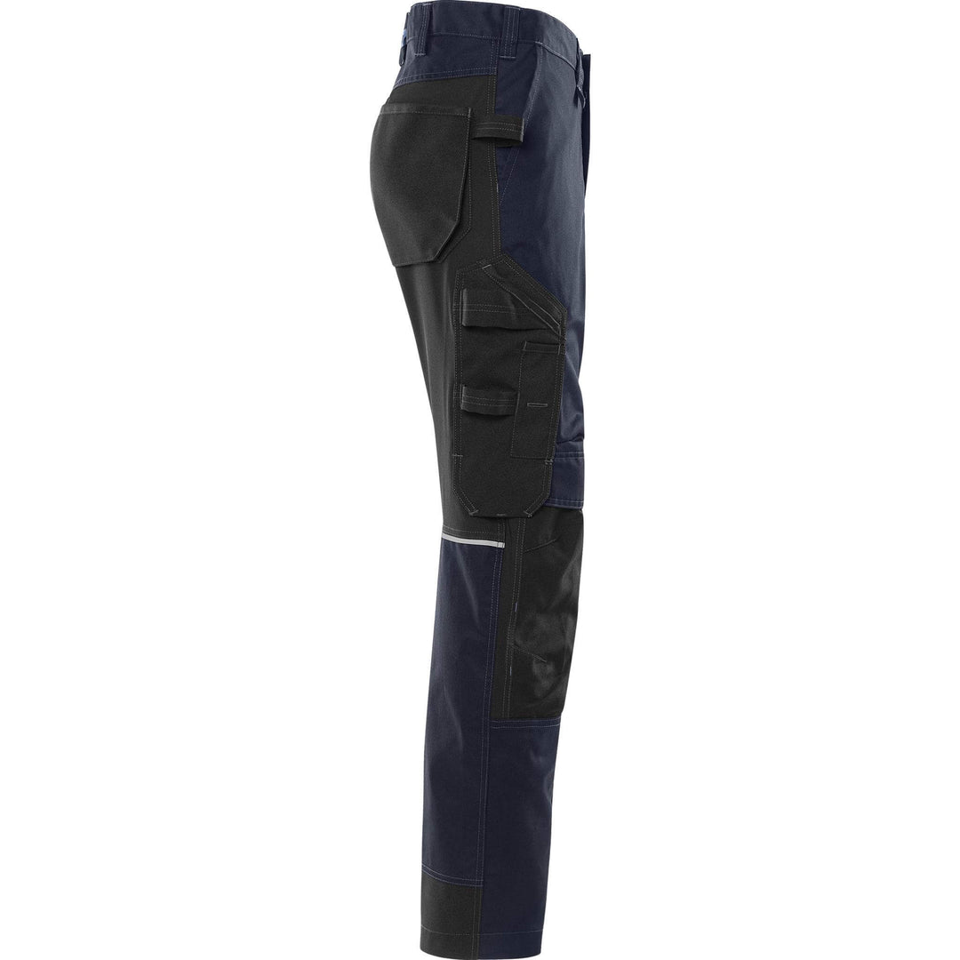 Fristads Green 4-Way-Stretch Panel Trousers - 2905 GWM Dark Navy Back3#colour_dark-navy