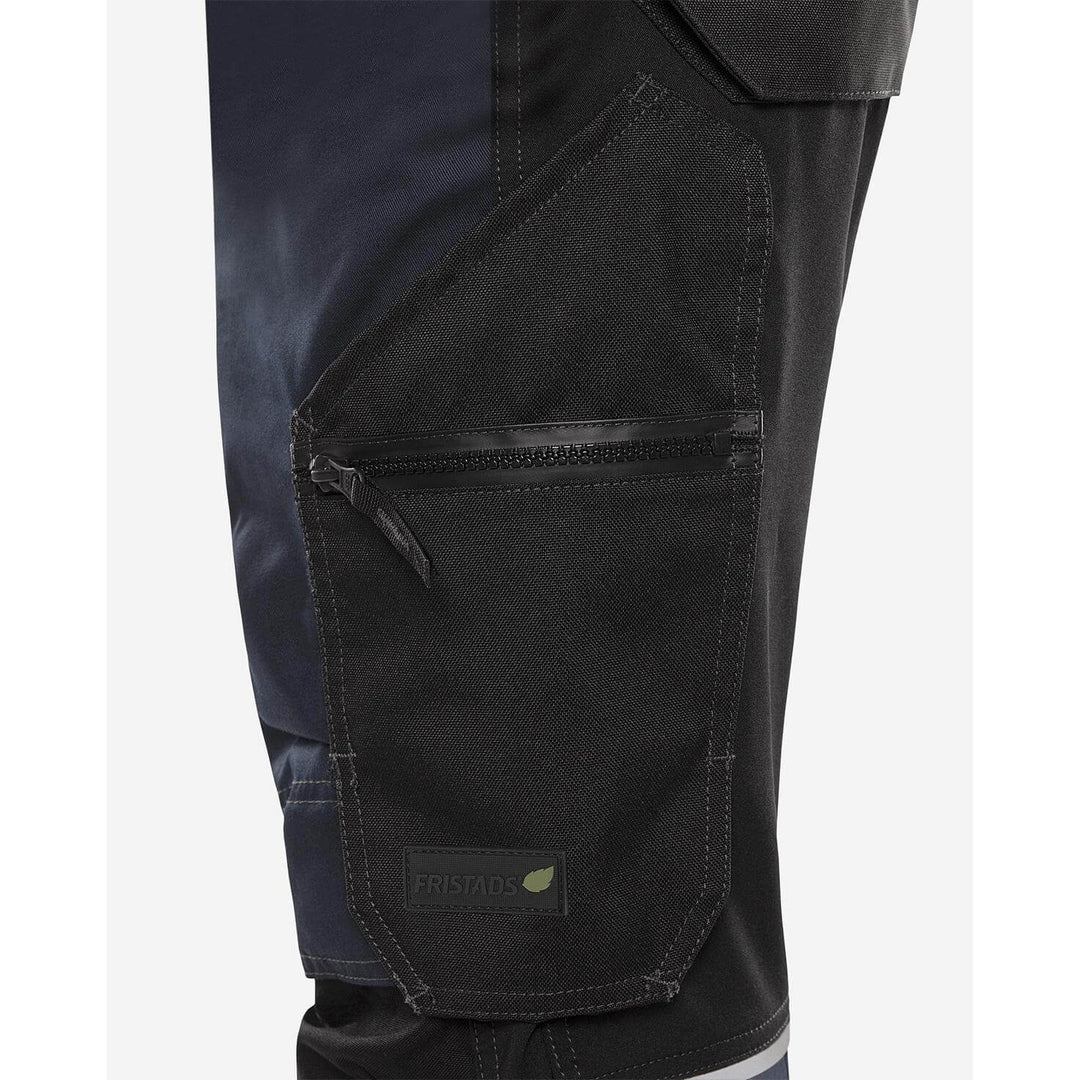 Fristads Green 4-Way-Stretch Panel Trousers - 2905 GWM Dark Navy Detail1#colour_dark-navy