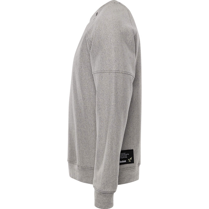 Fristads Green Close The Loop Sweatshirt - 7850 CLS Light Grey Back2#colour_light-grey