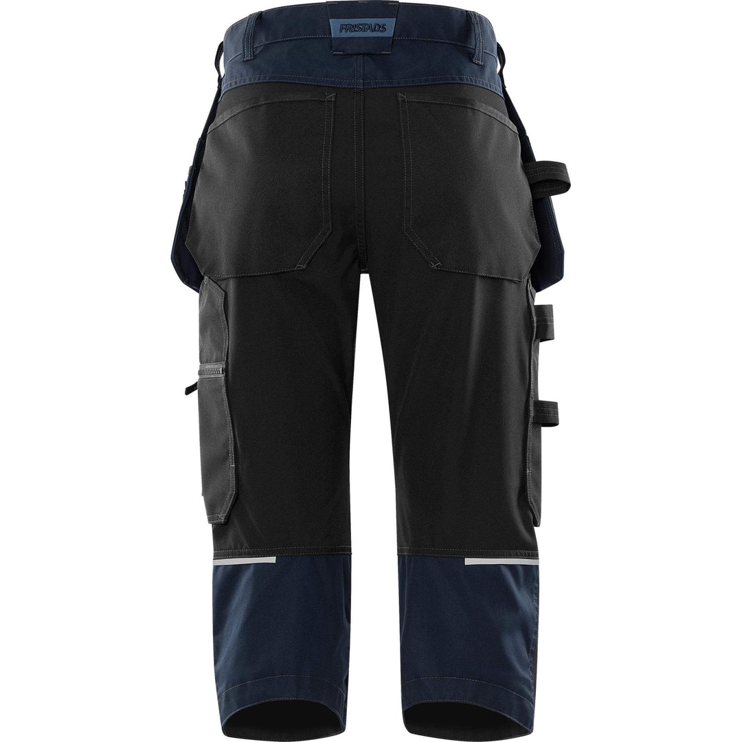 Fristads Green Craftsman 4-Way-Stretch Holster Pocket Pirate Trousers - 2903 GWM Dark Navy Back1#colour_dark-navy