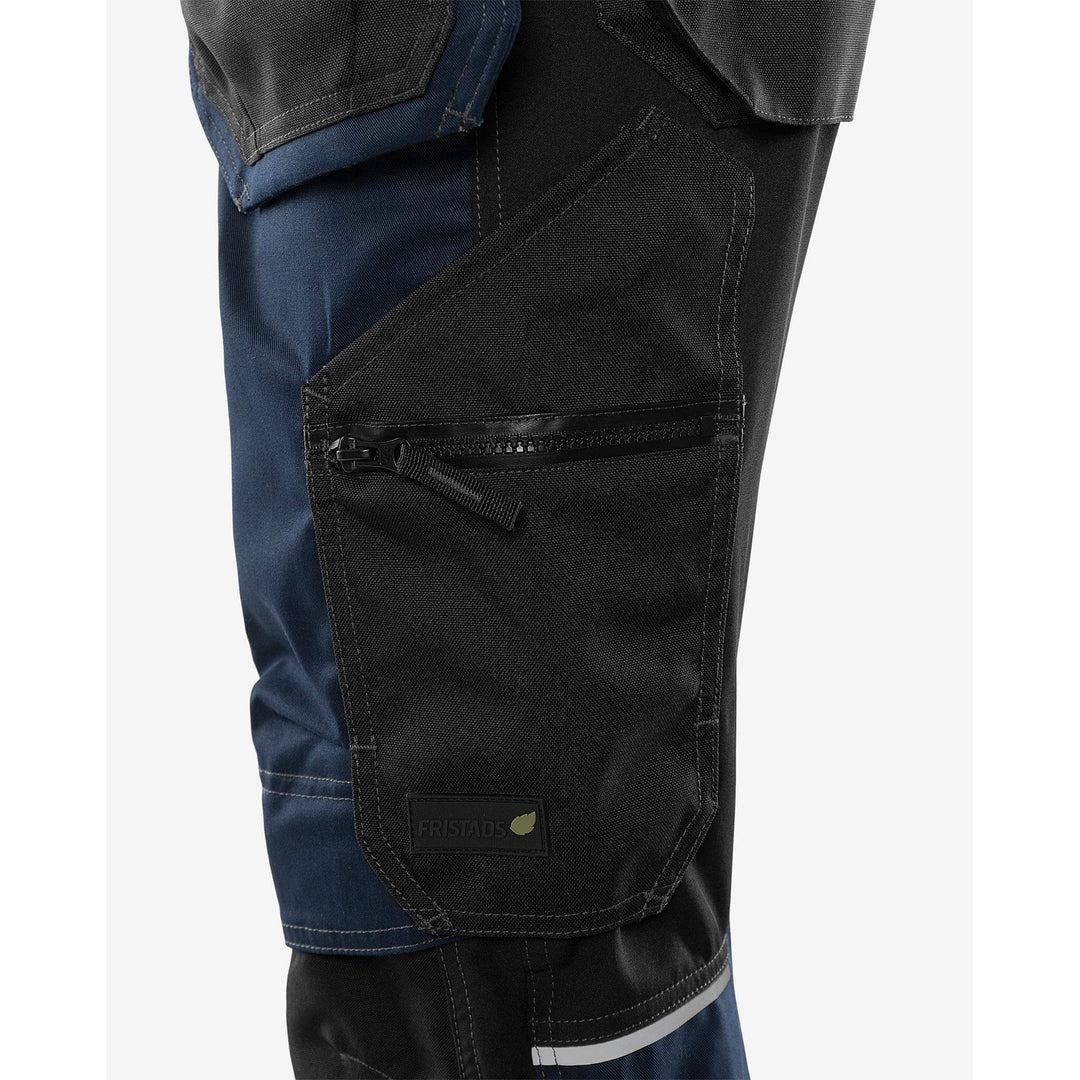Fristads Green Craftsman 4-Way-Stretch Holster Pocket Pirate Trousers - 2903 GWM Dark Navy Detail1#colour_dark-navy
