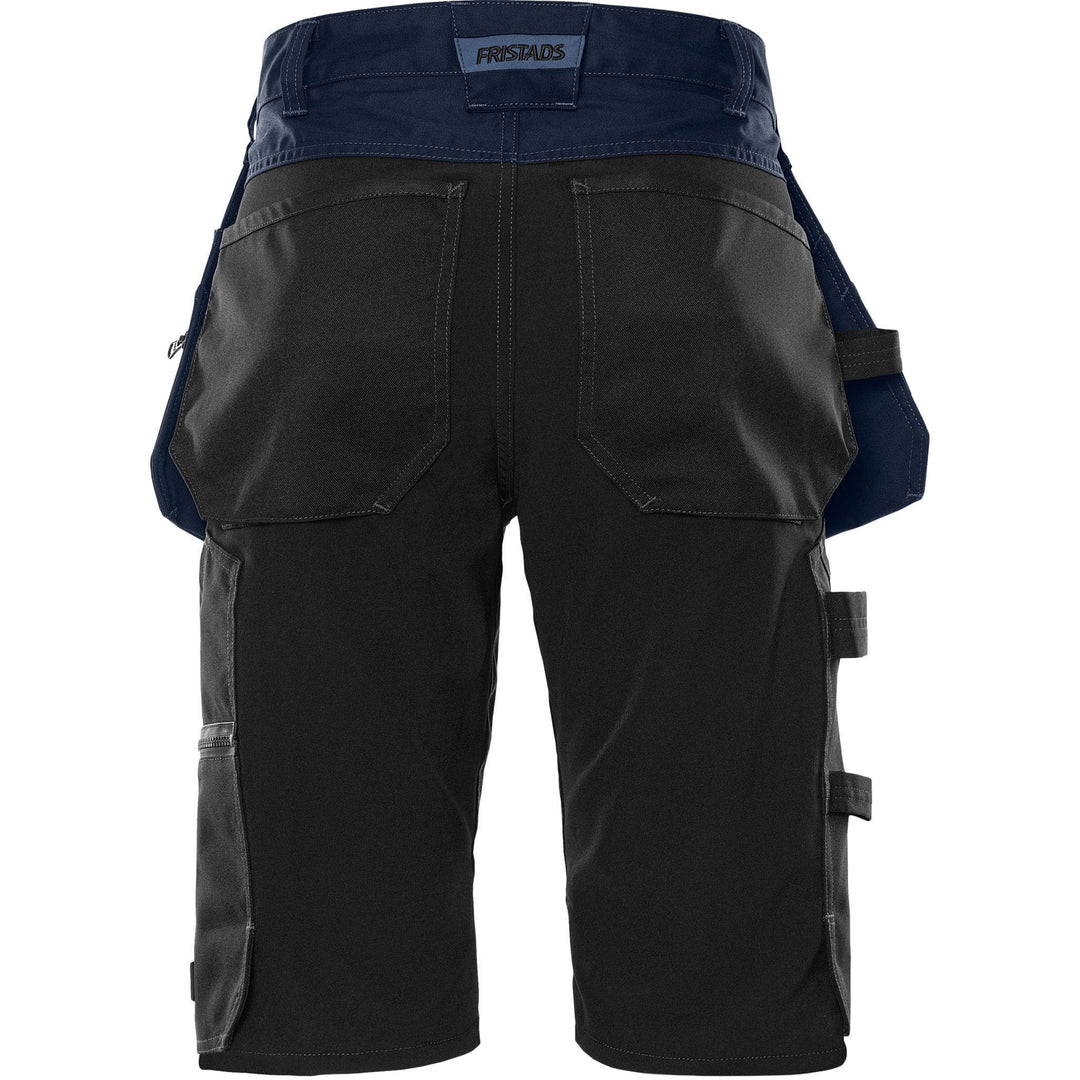 Fristads Green Craftsman 4-Way-Stretch Holster Pocket Shorts - 2902 GWM Dark Navy Back1#colour_dark-navy