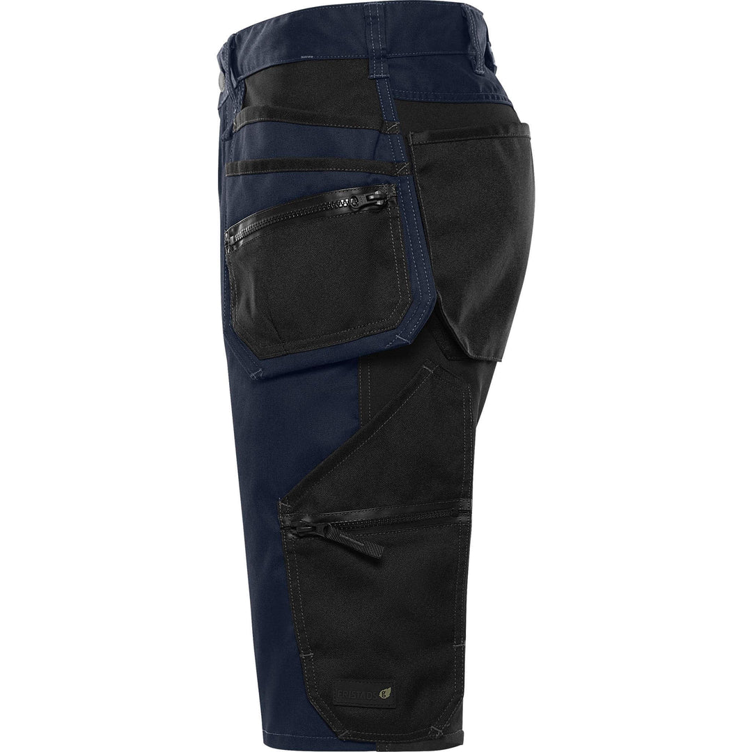 Fristads Green Craftsman 4-Way-Stretch Holster Pocket Shorts - 2902 GWM Dark Navy Back2#colour_dark-navy