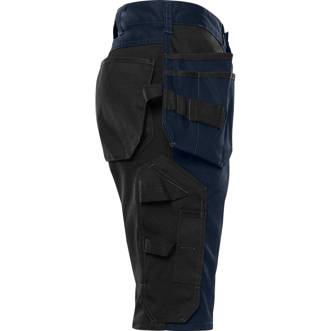 Fristads Green Craftsman 4-Way-Stretch Holster Pocket Shorts - 2902 GWM Dark Navy Back3#colour_dark-navy
