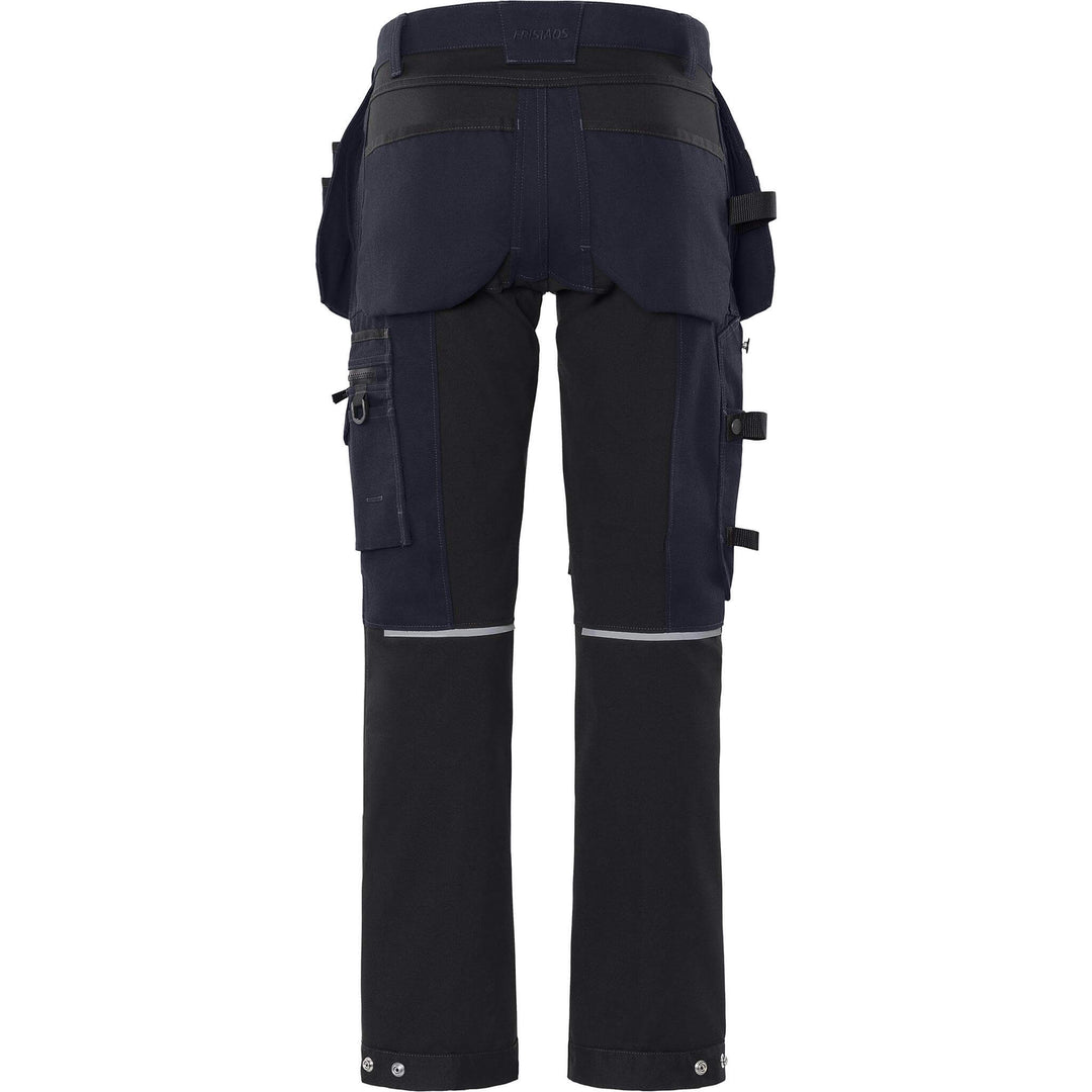 Fristads Green Craftsman 4-Way-Stretch Holster Pocket Trousers - 2530 GCYD Dark Navy Back1#colour_dark-navy
